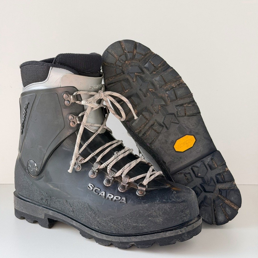 Scarpa Inverno Mountaineering Boots Men 10 Plastic Pebax® Vibram Double Boot